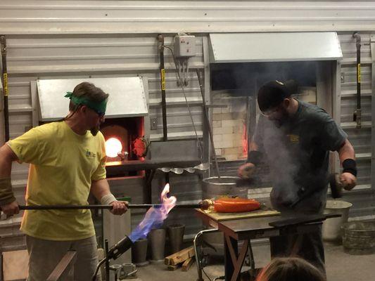 Glass making demo