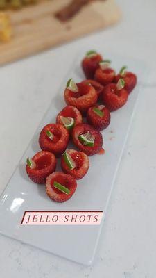 Strawberry Jello Shots