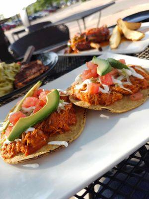 Chicken Tinga tostadas