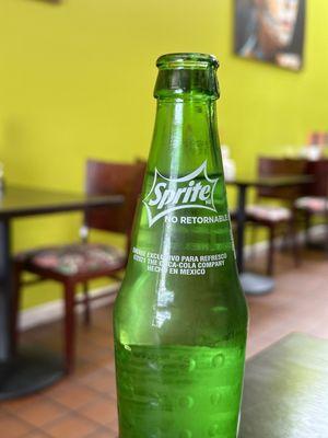 Bottled Sprite, made in Mexico