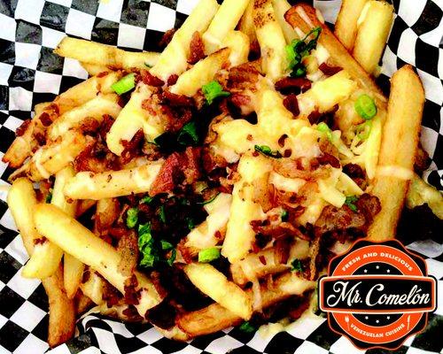 French fries cheese & bacon