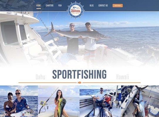 Whipsaw Sportfishing Website Build