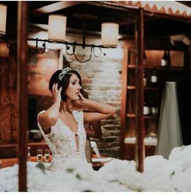 One of our Beautiful Brides/ Artist @Balance Salon. Absolutely gorgeous.