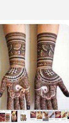 Full Hand Henna Tattoo