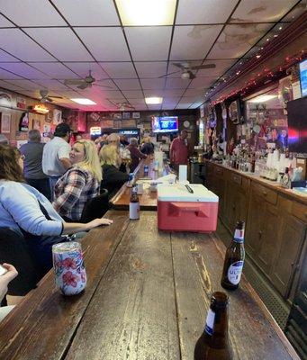 Bar area