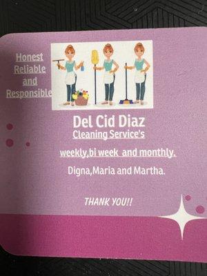 Del Cid Diaz Cleaning Services