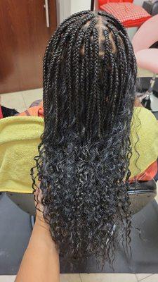 Boho knowtless braids