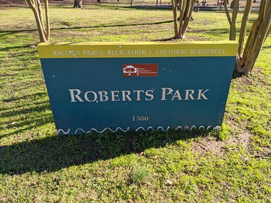 Roberts Park, Raleigh NC