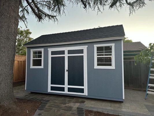 Shed installation final result