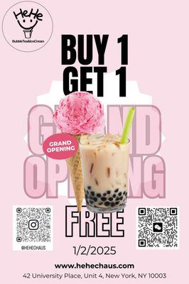 Buy 1 Get 1 Free