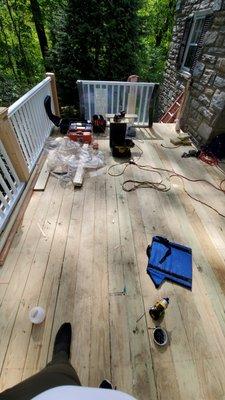 Deck repair done as of today 5 day's of work