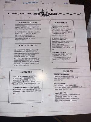 Food menu