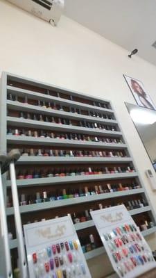 wide selection of nail polish