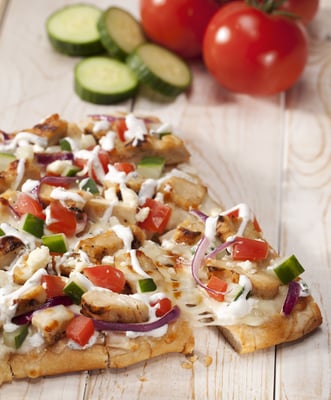 Greek Flatbread Pizza