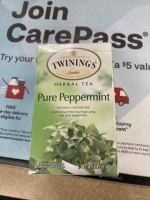 Used my coupon and rewards and got my Peppermint Tea for Free! 06/04/23