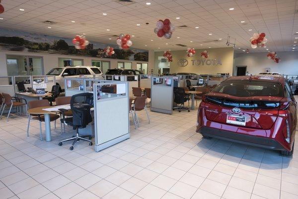 Large showroom