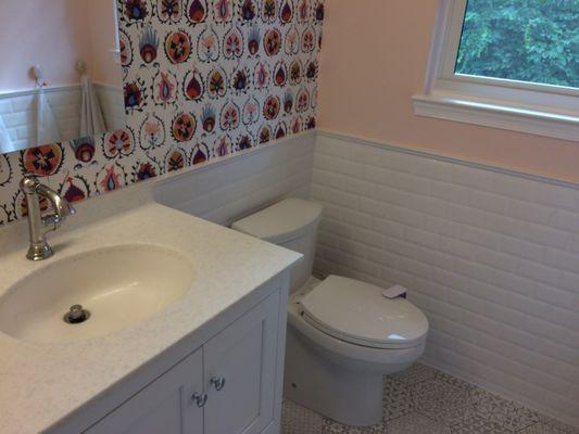 Wallpaper/bathroom remodeling