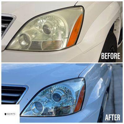 2006 Lexus GX460 headlight restoration