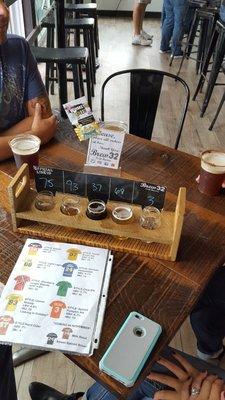 Flight at brew 32