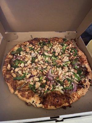 Thai Chicken pizza