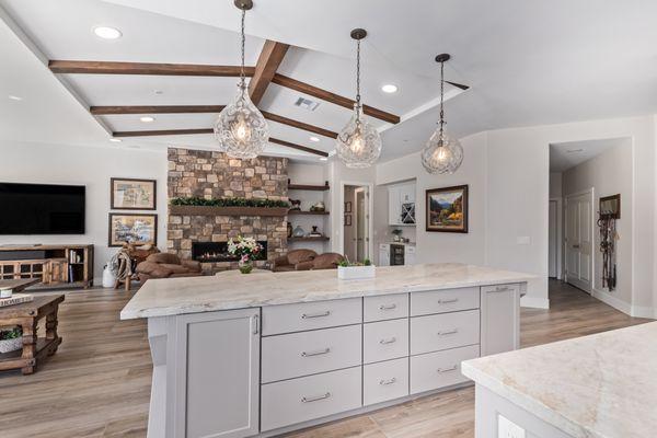 Double island kitchen remodel in Scottsdale