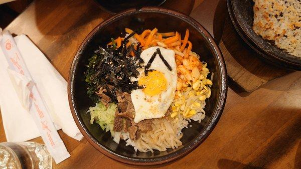 Kimchi Bibimbap.