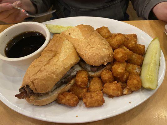 Roast beef French dip