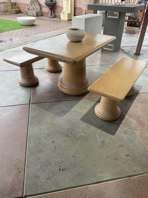 Rectangle Table w/2 benches