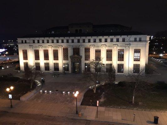 City Hall from the 3rd floor of the garage