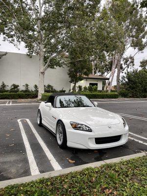 Car after alignment.