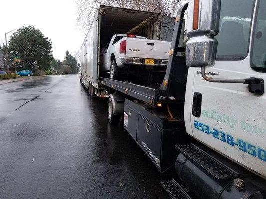 Loading vehicles for transport