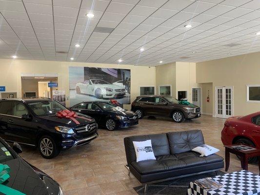 inside show room