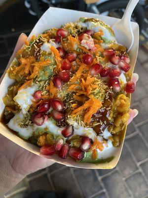 Samosa chaat