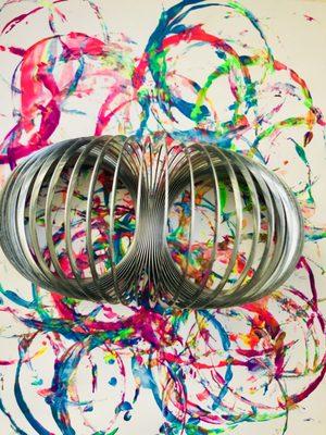 Slinky painting