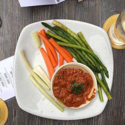 Spanish Romesco with crudités