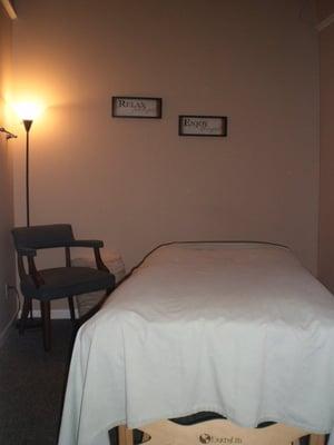 One of our therapeutic massage rooms