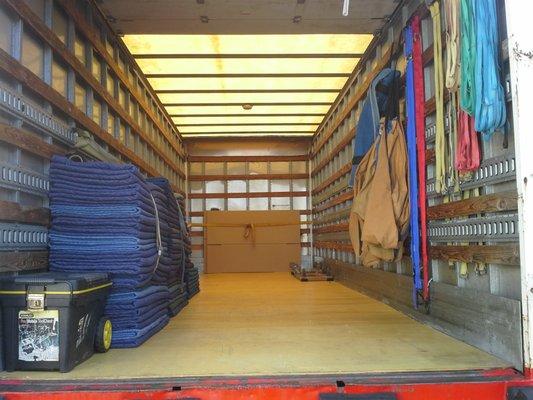 Clean Secure Moving Equipment & Truck