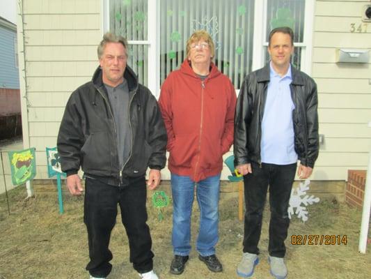 Charlie brower and his sons derek and donovan