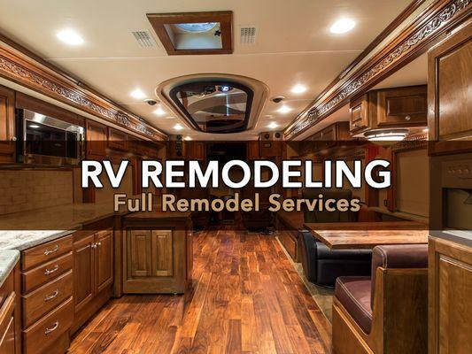 If you're looking for the best finished results in RV remodeling, OCRV Center is the only place to go.