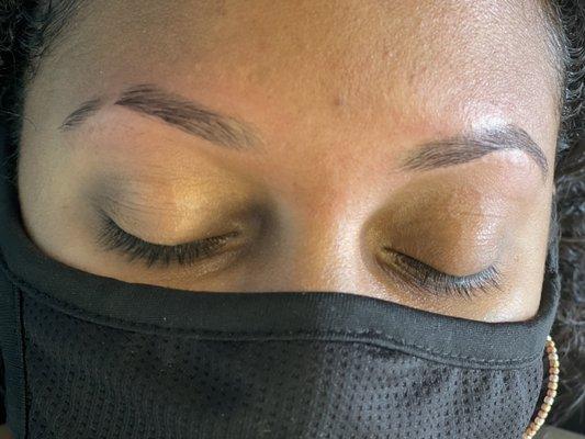 Eyebrow finished look