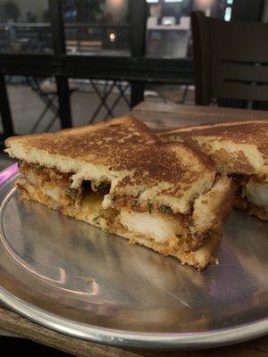 Spicy Thai -- coconut shrimp, peanut butter, curry, sriracha, marmalade