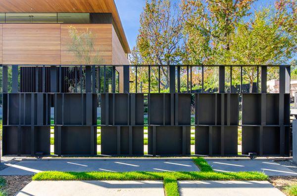 Custom steel gates in Beverly Hills