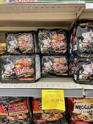 Sale on Buldak Instant Ramen