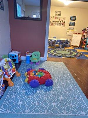 Front room for toddlers and infants