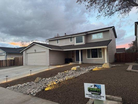 Front yard landscape