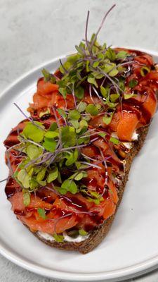 Smoked Salmon Toast