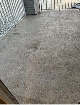 I tried to get my patio treated. They skipped my unit and wouldn't let me hire someone. ‍