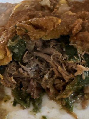 Shredded beef, Chile Relleno