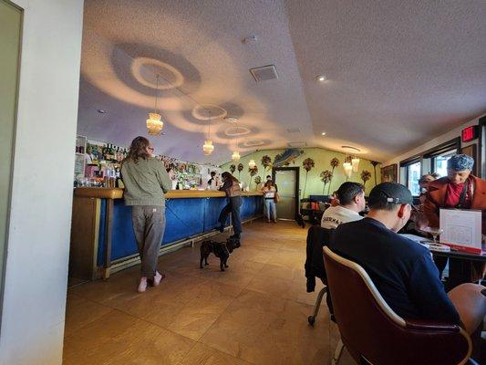 Bar and indoor space