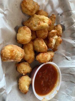 Garlic cheese curds